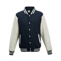 Felpa Varsity Jacket oxford navy/white / XS - personalizzabile con logo