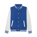 Felpa Varsity Jacket royal / XS - personalizzabile con logo