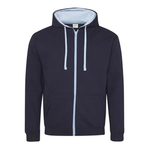 Felpa Varsity Zoodie blu / S - personalizzabile con logo
