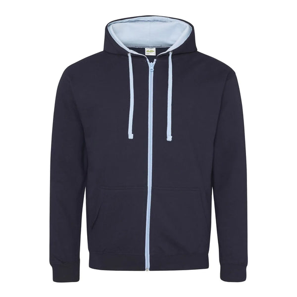 Felpa Varsity Zoodie blu / S - personalizzabile con logo