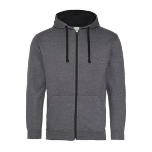 Felpa Varsity Zoodie grigio / S - personalizzabile con logo