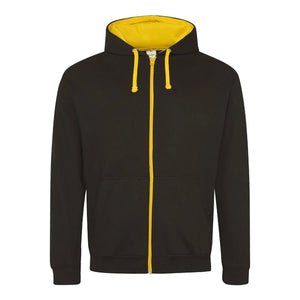 Felpa Varsity Zoodie jet black/gold / S - personalizzabile con logo