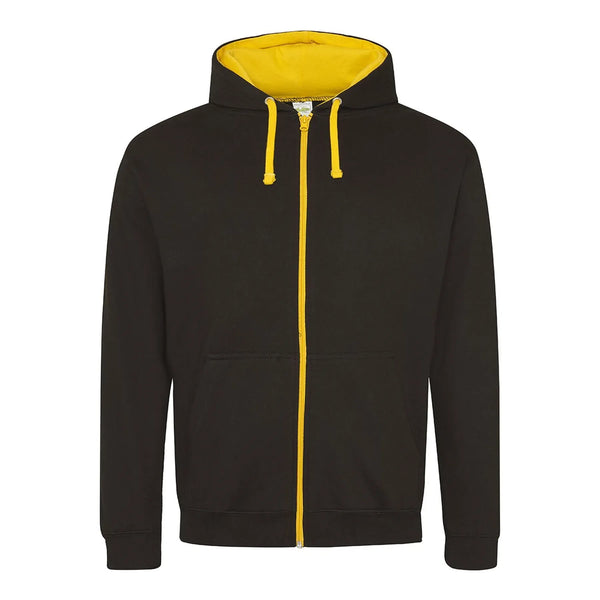 Felpa Varsity Zoodie jet black/gold / S - personalizzabile con logo