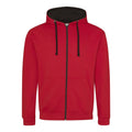 Felpa Varsity Zoodie rosso / S - personalizzabile con logo