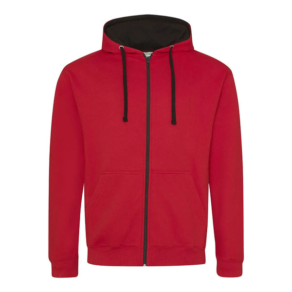 Felpa Varsity Zoodie rosso / S - personalizzabile con logo