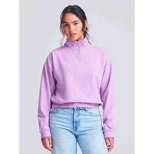 Felpa Women's Cropped ½ Zip Sweat - personalizzabile con logo