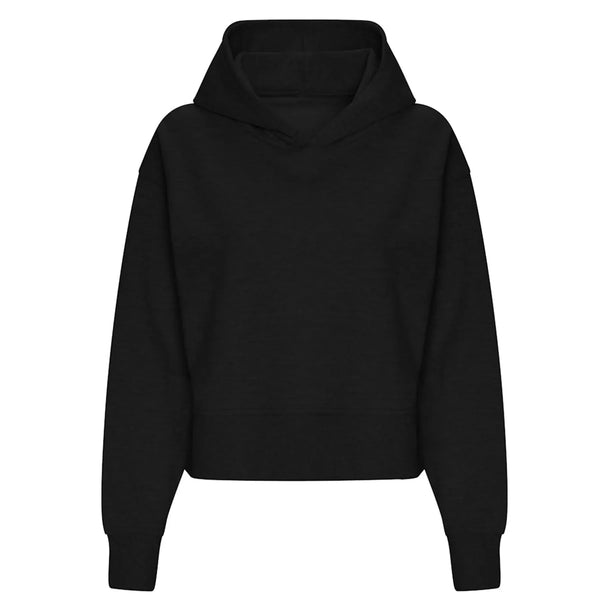 Felpa Women's Relaxed Hoodie nero / XS - personalizzabile con logo