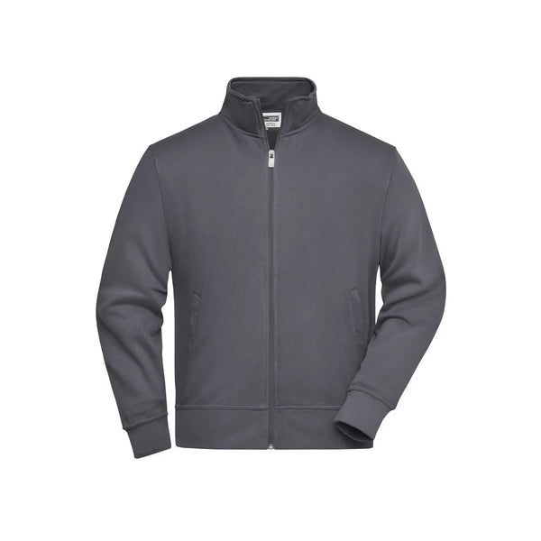 Felpa Workwear grigio / XS - personalizzabile con logo