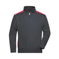Felpa Workwear Half-zip  - Color grigio / XS - personalizzabile con logo