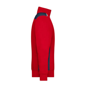 Felpa Workwear Half-zip  - Color - personalizzabile con logo