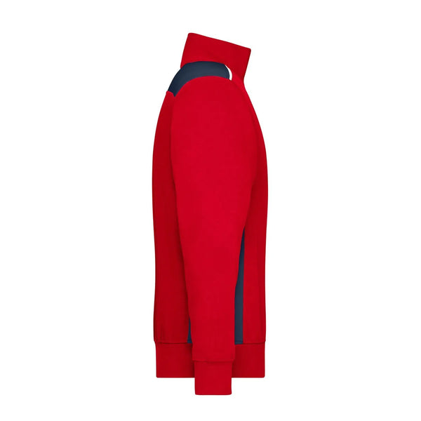 Felpa Workwear Half-zip  - Color - personalizzabile con logo