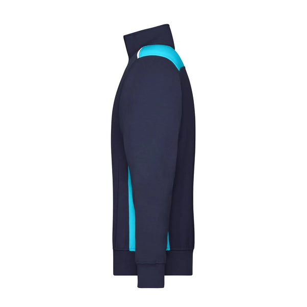 Felpa Workwear Half-zip  - Color - personalizzabile con logo