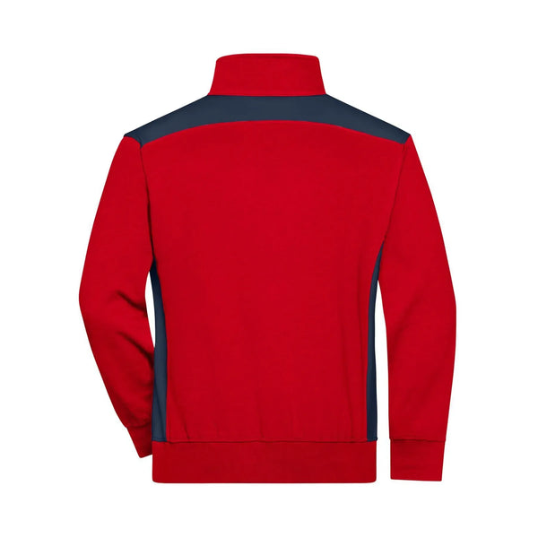 Felpa Workwear Half-zip  - Color - personalizzabile con logo