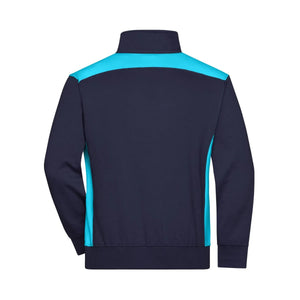 Felpa Workwear Half-zip  - Color - personalizzabile con logo