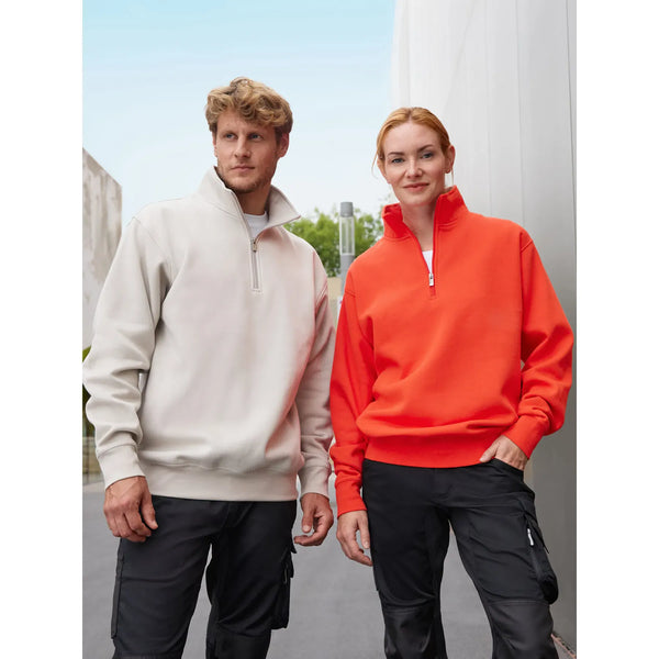 Felpa Workwear Half Zip - personalizzabile con logo