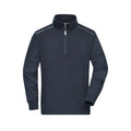 Felpa Workwear Half-zip  - Solid navy / XS - personalizzabile con logo