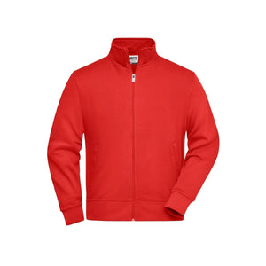 Felpa Workwear rosso / XS - personalizzabile con logo