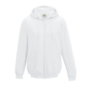 Felpa Zoodie bianco / S - personalizzabile con logo