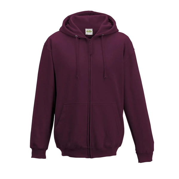 Felpa Zoodie bordeaux / S - personalizzabile con logo