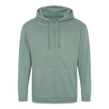Felpa Zoodie dusty green / S - personalizzabile con logo
