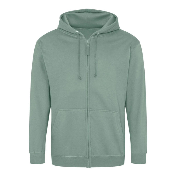 Felpa Zoodie dusty green / S - personalizzabile con logo