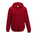 Felpa Zoodie rosso / S - personalizzabile con logo