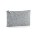 Felt accessory Pouch grey melange - personalizzabile con logo