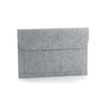 Felt Laptop/Document slip grey melange - personalizzabile con logo