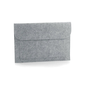 Felt Laptop/Document slip grey melange - personalizzabile con logo