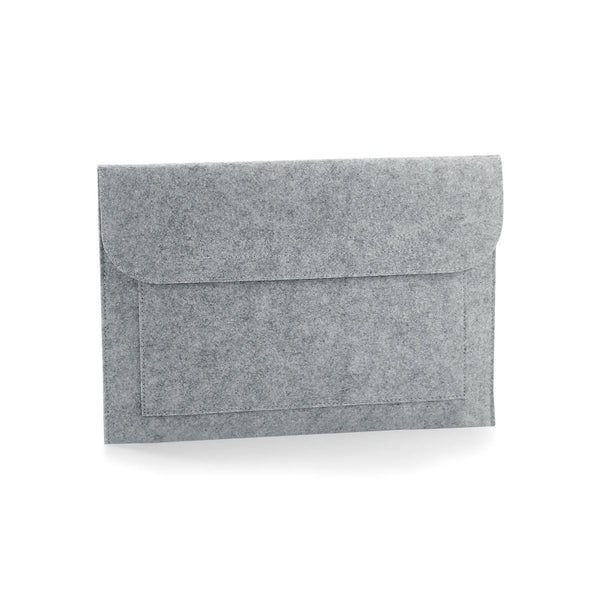 Felt Laptop/Document slip grey melange - personalizzabile con logo