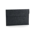 Felt Laptop/Document slip grigio - personalizzabile con logo