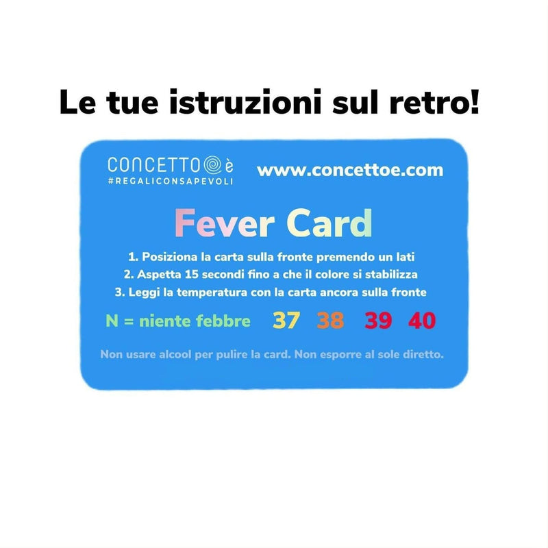 FEVER CARD - Termometri personalizzati €0.60 - Thermocard