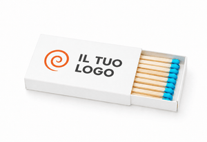 Fiammiferi Personalizzati Economici - 18 fiammiferi - personalizzabile con logo