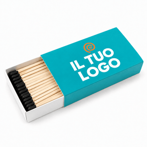 Fiammiferi Personalizzati - Scatola da 40 - personalizzabile con logo