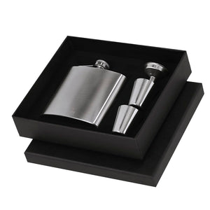 Fiaschetta Almaz color argento - personalizzabile con logo