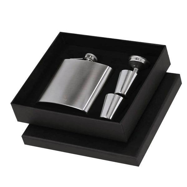 Fiaschetta Almaz color argento - personalizzabile con logo
