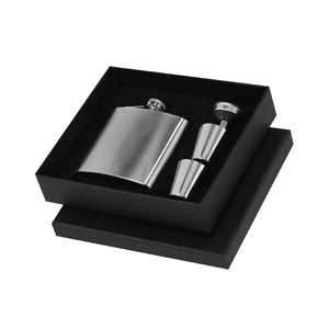 Fiaschetta Almaz color argento - personalizzabile con logo