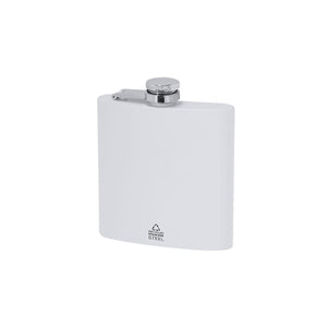 Fiaschetta Lindog bianco - personalizzabile con logo