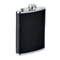 Fiaschetta slim 200 ml Nero - personalizzabile con logo