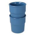 Fika set di 2 tazze da 280 ml Blu - personalizzabile con logo