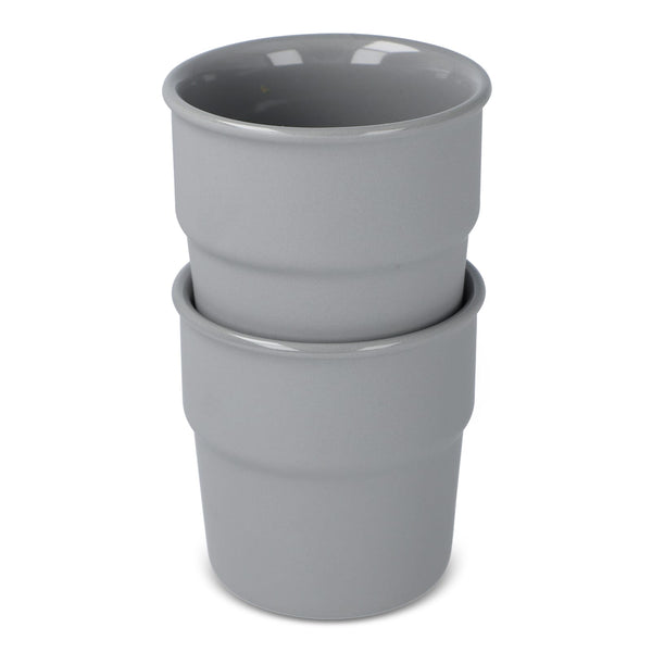 Fika set di 2 tazze da 280 ml Grigio - personalizzabile con logo