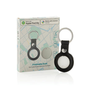 Finder Findmate Dual IPX5 in plastica riciclata RCS bianco - personalizzabile con logo
