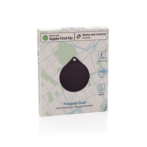 Finder Findpop Dual in plastica riciclata RCS nero - personalizzabile con logo