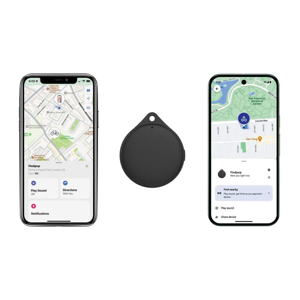 Finder Findpop Dual in plastica riciclata RCS nero - personalizzabile con logo