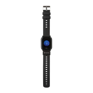 Fit Watch in TPU riciclato RCS nero - personalizzabile con logo