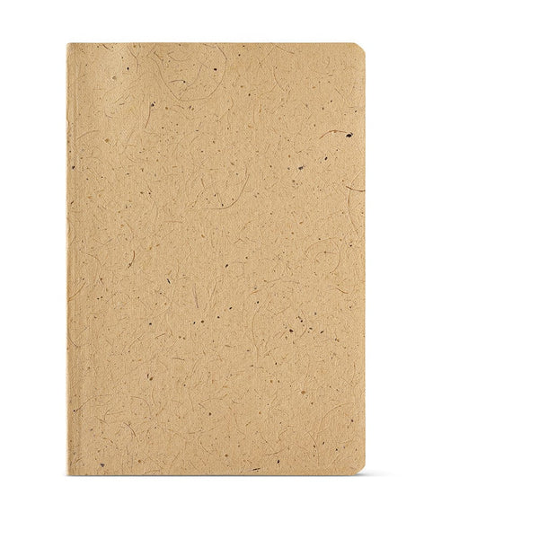 Fitzgerald Notebook - Cocco e Cotone Marrone chiaro - personalizzabile con logo