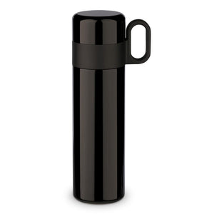 Flask Flow 500ml Nero - personalizzabile con logo