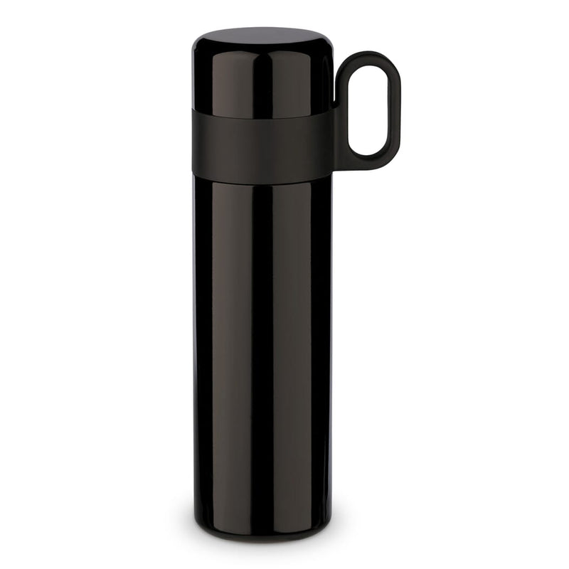 Flask Flow 500ml Nero - personalizzabile con logo