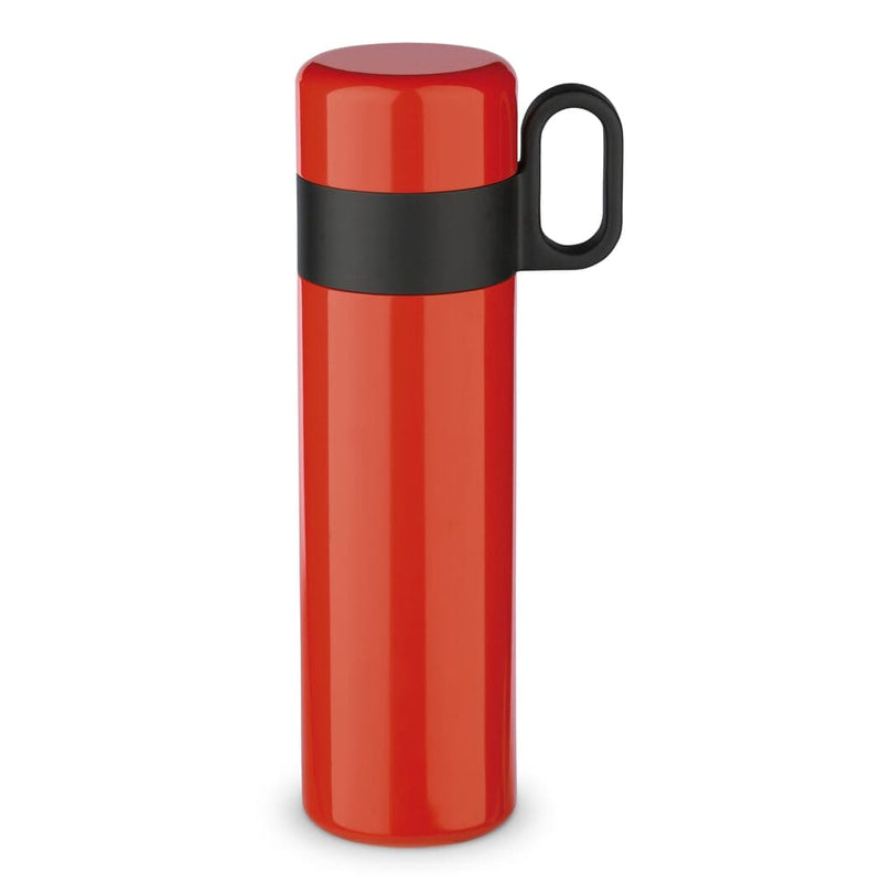 Flask Flow 500ml Rosso - personalizzabile con logo