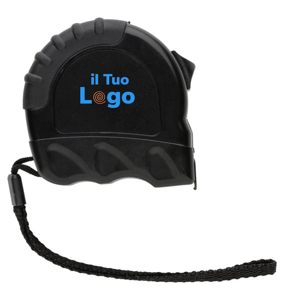 Flessometro 5m/19mm in plastica riciclata RCS - personalizzabile con logo